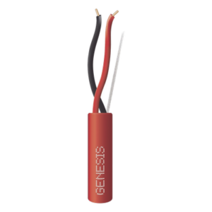 GENESIS 4506-1004/1000 – Cable FPLP-CL3P / 2x18 AWG / 305 m (1000 ft) / Plenum / FT6 / Rojo / Detección de incendio y evacuación