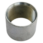 KOBREX KCOP-114 – Cople para Pared Gruesa / 1 1/4" / Acabado Liso / Resistente a Intemperie y Alta Temperatura / Rosca Cónica
