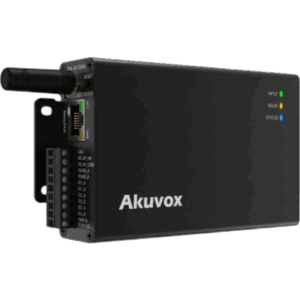 AKUVOX WR01-L – Controlador LTE Con Administración en la Nube / Acceso por App / Acceso por Llamadas Telefónicas / 2 Relés / 2 Entradas / PoE 802.3af / BLE 5.0 / Ethernet 10/100 Mbps