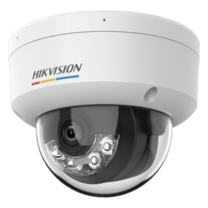 HIKVISION DS-2CD1147G3-LIUF – Cámara Domo IP / 4 Megapixel / Color 24/7 / Dual Light 30 m (98.4 ft) / Lente 2.8 mm / WDR 120 dB / IP67 IK08 / PoE