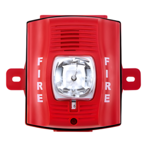 SYSTEM SENSOR P2R-K – Sirena/Estrobo / Bifilar / Exterior Serie K / 12-24 Vcc / 15-115 cd Seleccionable / hasta 88 dBA / Rojo
