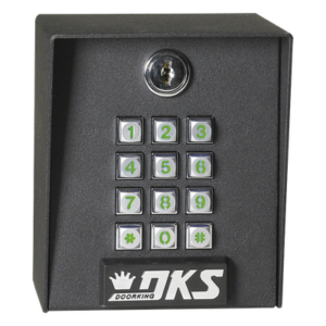 DKS DOORKING 1515-080 – Teclado de Acceso Exterior / 400 Usuarios / Programación NFC / Doble Factor / 12-24 VAC/VDC / -23°C a 60°C