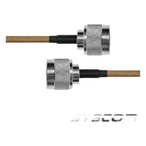 EPCOM INDUSTRIAL SN142KN30 – Jumper Coaxial / 30 cm (11.81 pulgadas) / Conectores N Macho a N Macho / Cable RG142 / Entornos Industriales