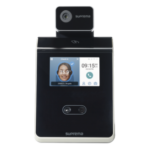 SUPREMA FS2AWBTCM10LA – Terminal de Control de Acceso Facial / Detección de Temperatura / 30,000 Usuarios / Pantalla Táctil 4" / TCP/IP y RS-485 / Bluetooth y RFID Multitecnología