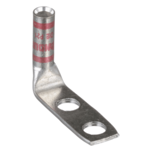 PANDUIT LCC8-14AF-L – Zapata de Compresión / 90° / Calibre 8 AWG / Barreno 1/4" / Espaciado 0.63" / Cobre
