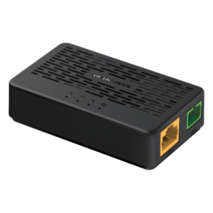 Mercusys MF01G – Terminal XPON / Dual Mode EPON + GPON / Downstream 2.488 Gbps / Puerto Gigabit / Alcance 20 km (12.4 mi) / VLAN 802.1Q / OMCI / AES / DBA / FEC