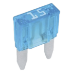 SYSCOM FUSIBLEAUTO15A – Fusible Automotriz / 15 A / Estándar Internacional / Diseño Compacto Resistente al Calor