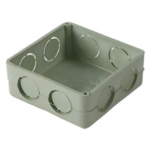AMANCO-WAVIN ATUP-12-CA – Caja Cuadrada Conduit / PVC Pesado 1/2" / NMX-E-012 / Autoextinguible / Apto para Sistemas Aislados a Tierra