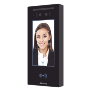 AKUVOX E16C – Frente de Calle IP / Pantalla Táctil IPS 5" / Doble Cámara 2 Megapixel / Reconocimiento Facial / Bluetooth y NFC / IP65