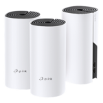 TP-LINK DECOM4-3PACK – Sistema Mesh Wi-Fi 5 / AC1200 Mbps / 2.4 GHz + 5 GHz / 2 Puertos Gigabit WAN/LAN / 2 Antenas Internas / Gestión por App