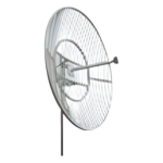 EPCOM CR-OGP08 – Antena Parabólica de Rejilla / Banda 5 / 824-896 MHz / 20 dBi / Apertura 15°H x 13°V / 1.5 m (4.9 ft)