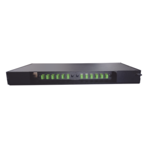 OPTEX KITPATCH-FD500 – Patch Panel / 12 Puertos / 1U / Pigtails Preinstalados / Placas Adaptadoras / Splice Tray Integrado