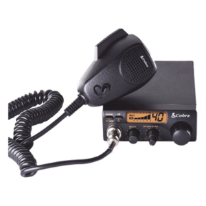 COBRA 19DXIV – Radio móvil en banda CB de 40 canales en modulación AM con pantalla monocromática y función de PA