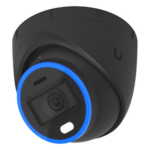 UBIQUITI UVC-AI-TURRET-B – Cámara IP Turret / 4K 8 Megapixel / Ángulo Ultra-Ancho 109.9° / IR 40 m (131.2 ft) / AI Reconocimiento Facial y de Matrículas / LED Color Nocturno / Audio Bidireccional / PoE+ / IP66 IK08
