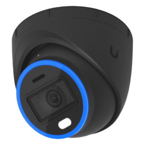 UBIQUITI UVC-AI-TURRET-B – Cámara IP Turret / 4K 8 Megapixel / Ángulo Ultra-Ancho 109.9° / IR 40 m (131.2 ft) / AI Reconocimiento Facial y de Matrículas / LED Color Nocturno / Audio Bidireccional / PoE+ / IP66 IK08