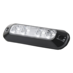ECCO ED3704RB – Luz Auxiliar LED / 4 LEDs Bicolor Rojo/Azul / 22 Patrones de Destello / Voltaje Universal 12-24 VCC / Interior y Exterior
