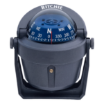 RITCHIE B-51G – Brújula de Navegación / Dial 70 mm / Lectura Directa / Iluminación Nocturna Verde / Bracket Ajustable / Compuesto Alta Temperatura / 100% Reparable