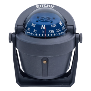 RITCHIE B-51G – Brújula de Navegación / Dial 70 mm / Lectura Directa / Iluminación Nocturna Verde / Bracket Ajustable / Compuesto Alta Temperatura / 100% Reparable