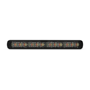 ECCO CD3804RBAW – Luz LED de Advertencia / Perfil Ultra Delgado / Quad-Color 48 LED / 11 Pulgadas / IP67/IP69K / Traffic Advisor / Sincronización Múltiple Unidades