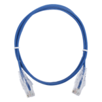 LINKEDPRO BY EPCOM LP-UT6-100-BU28 – Cable de Parcheo Slim UTP Cat6 / 1 m (3.28 ft) / 28 AWG / Azul / Sin Blindaje / 1 Gbps