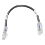 PANDUIT UTPSP1BLY – Cable de Parcheo UTP Cat6 / 24 AWG / CM / 0.3 m (1 pie) / Color Negro