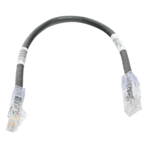 PANDUIT UTPSP1BLY – Cable de Parcheo UTP Cat6 / 24 AWG / CM / 0.3 m (1 pie) / Color Negro