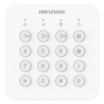 HIKVISION DS-PK201B-WB – Teclado Inalámbrico de Armado/Desarmado / RF con Salto de Frecuencia / LED y Buzzer / Autonomía 2 Años / -10 a 55 °C / 127 g