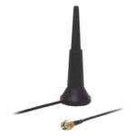TELTONIKA PR1KRD30 – Antena WiFi Doble Banda / 2.4-5.9 GHz / 3 dBi / RP-SMA / 1.5 m (4.9 ft) / Magnética