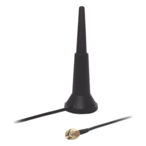 TELTONIKA PR1KRD30 – Antena WiFi Doble Banda / 2.4-5.9 GHz / 3 dBi / RP-SMA / 1.5 m (4.9 ft) / Magnética