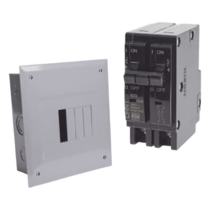 CHINT KITC2Q430S – Kit Centro de Carga / 4 Espacios / 100 A / 120/240 Vca / 2 Interruptores 2 Polos 30 A / 10 kA / Sobreponer
