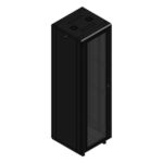 LINKEDPRO LES-60-60-42UG – Gabinete Rack de Piso / 42U / 19 Pulgadas / Carga 1000 kg / Puerta Cristal Frontal / 600x605x1990 mm