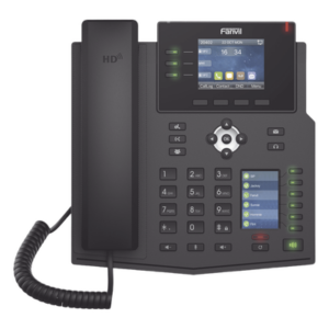 FANVIL X4U – Teléfono IP Empresarial / 12 Líneas SIP / Pantalla Dual Color / 30 Teclas DSS/BLF / Gigabit PoE / Audio HD Opus