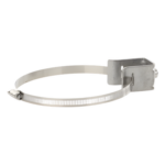 SYSCOM TOWERS SOA-385-060 – Adaptador de Separación y Sujeción / Orificio Roscado 3/8 in / Abrazadera 5 a 6 in / Acero Inoxidable 304 / Kit 10 Piezas