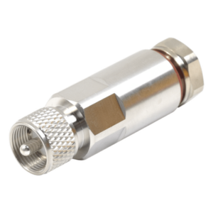 RF INDUSTRIES,LTD RFU-502-H1 – Conector UHF Macho / PL-259 / Cable HELIAX 1/2" / Tipo Rosca / Frecuencia 0-300 MHz / Teflón PTFE