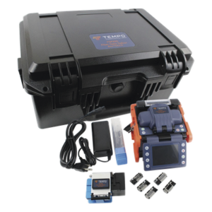 TEMPO FSP200-KIT1 – Fusionadora de Fibra Óptica / Alineación por Núcleo con 6 Motores / Pérdida SM 0.02 dB / 200 Ciclos por Carga / FTTx y P2P