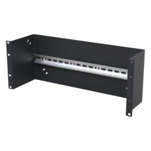 LINKEDPRO BY EPCOM LP-RDM-4U – Riel DIN 35 mm / Soporte Rack 19" / 4U / Acero Resistente / Sujeción por Broche