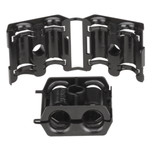 ANDREW / COMMSCOPE 68M-CLICK – Sujetador Doble de Plástico / 6-8 mm (0.24-0.31") / Click-On / -40°C a +85°C / Paquete 10 pzas