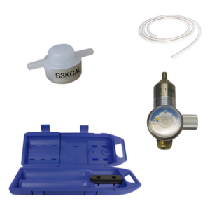 HONEYWELL ANALYTICS XCDCOMBKIT – Kit de Calibración para Detector de Gases Combustibles / Copa de Calibración / Regulador de Flujo 1.5 LPM / Manguera y Estuche de Transporte / Sensor Catalítico