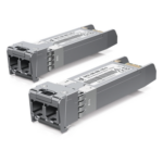 UBIQUITI UACC-OM-MM-10G-D-2 – Módulo SFP+ / 10 Gbps / Multimodo / Alcance 300 m (984.3 ft) / LC Dúplex / 850 nm / Paquete de 2