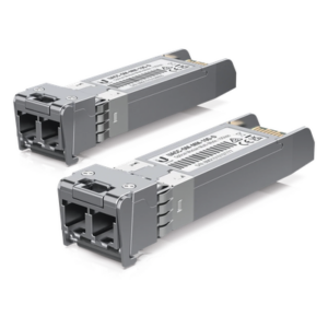 UBIQUITI UACC-OM-MM-10G-D-2 – Módulo SFP+ / 10 Gbps / Multimodo / Alcance 300 m (984.3 ft) / LC Dúplex / 850 nm / Paquete de 2