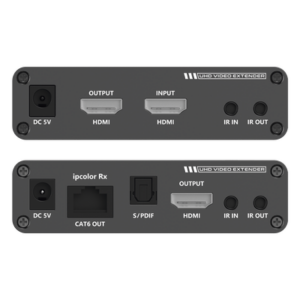 EPCOM TITANIUM TT-676 – Extensor HDMI / 4K @ 60 Hz / Sin Compresión / Cero Latencia / Alcance 700 m (2296.6 ft) / Cascada 10 Receptores / IR Bidireccional / ARC / S/PDIF
