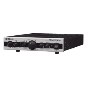 YAMAHA MA2030A – Mezclador Amplificador / 2 Canales / 30 W por Canal / 1 Zona / Baja y Alta Impedancia / 2 Entradas de Micrófono / Entrada Auxiliar