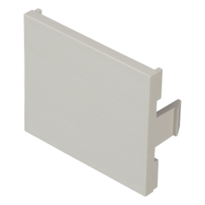 PANDUIT CHB2IW-X – Módulo de Tapa Ciega / 1/2 Elemento / Blanco Mate / ABS / 1.56 x 1.34 x 0.11 pulgadas