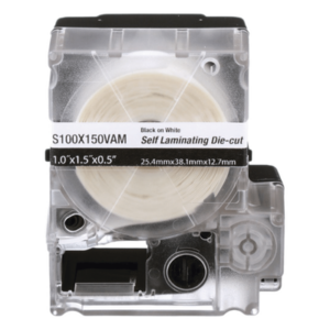 PANDUIT S100X225VAM – Casete de Etiquetas Autolaminadas / 125 Unidades / 1 x 2.25 Pulgadas (25.4 x 57.2 mm) / Cables 8-4 AWG