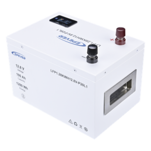 EPEVER LFP100EP128 – Batería de Litio LiFePO4 12.8Vcc, 100Ah, 1.28KwH, Pantalla LCD para Monitoreo Local, Carcasa Metálica
