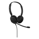 JABRA EVOLVE10-DUO-USBA – Diadema USB-A / Audio Estéreo / Cancelación Activa y Pasiva de Ruido / Micrófono MEMS Dual / Indicador de Ocupado
