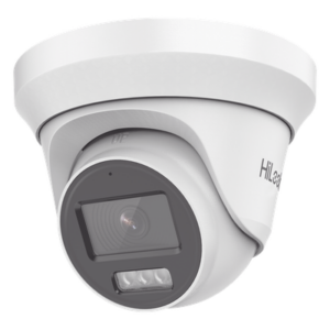HiLook by HIKVISION THC-T257-LTS – Cámara Turret TURBOHD / 5 Megapixel / Dual Light 40 m (131.2 ft) / Audio Bidireccional / IP67 / Lente 2.8 mm / Ángulo 112°