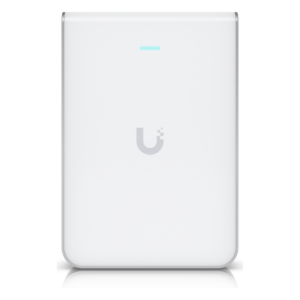 UBIQUITI U7-PRO-WALL – Punto de Acceso Wi-Fi 7 / Tribanda 2.4/5/6 GHz / 10.688 Gbps / 6 Flujos Espaciales / 2.5 GbE / Cobertura 140 m (459.3 ft) / 300+ Clientes