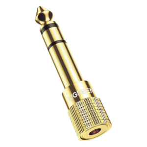 UGREEN 20503 – Adaptador de Audio / Conversión 3.5 mm a 6.3 mm / Conectores Chapados en Oro / Diseño Antideslizante 360° / Plug & Play