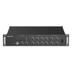 HIKVISION DS-QAZ1A1000G1-VB4 – Amplificador de Red / 4 Zonas 250W / Salida 100V/70V / Bluetooth 5.0 / Entrada de Alarma / Síntesis de Voz TTS